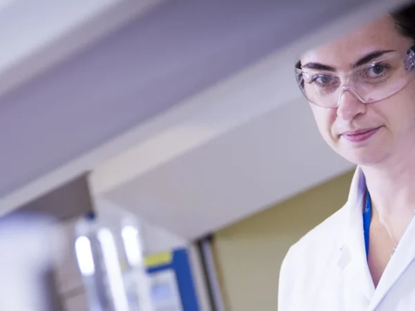 Scientist working in our lab at Dudley, Northumberland just outside of Newcastle