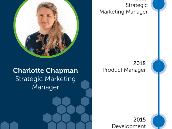 Charlotte Chapman, Development Chemist to Strategic Marketing Manager