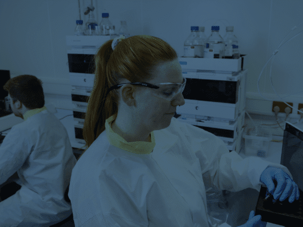 A picture of analytical chemists in Sterling's ADC analytical development labs