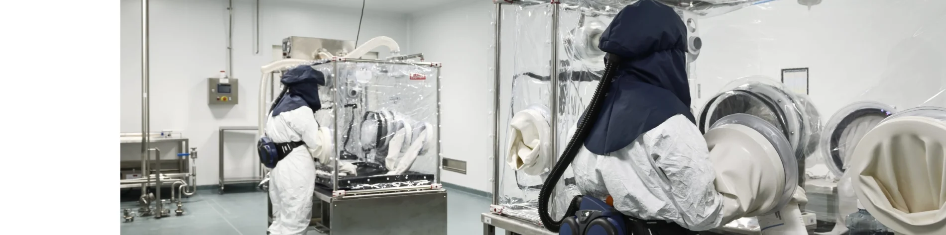 ADC manufacturing facilities at Sterling Pharma Solutions' Deeside, Wales facilities