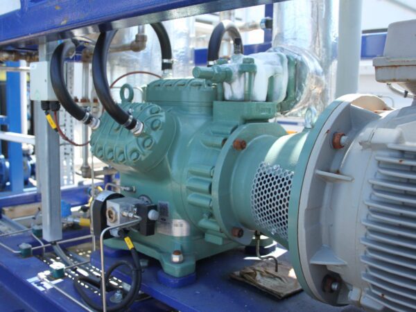 Ammonia chiller unit at Sterling Pharma Solutions' site in Cramlington, UK