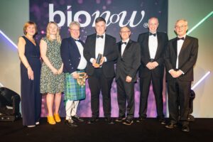The Sterling team accepting the Bionow award for Company of the Year 2023