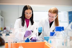 Scientists working